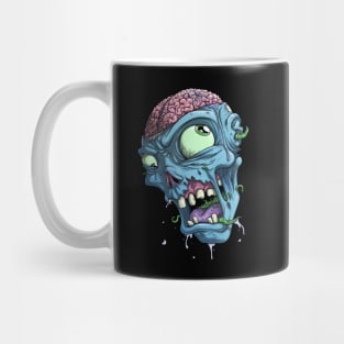 Zombie Head Graphic Mug